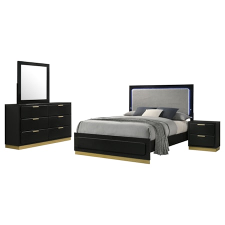 Caraway 4-piece King Bedroom Set