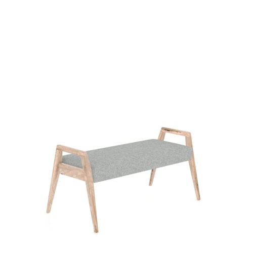 Industrial Customizable Upholstered Bench