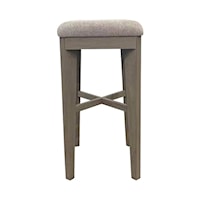 Contemporary Dining Backless Barstool