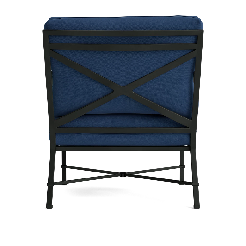 Scroll-Arm Lounge Chair