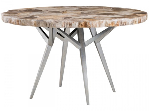 Contemporary Caldera Round Dining Table