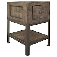 Rustic Chairside Table