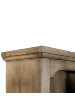 Liberty Furniture Americana Farmhouse Transitional Credenza & Hutch Set with Built-in Lighting