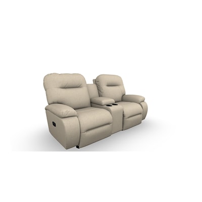 Best Home Furnishings Arial Power Recline Space Saver Console Loveseat