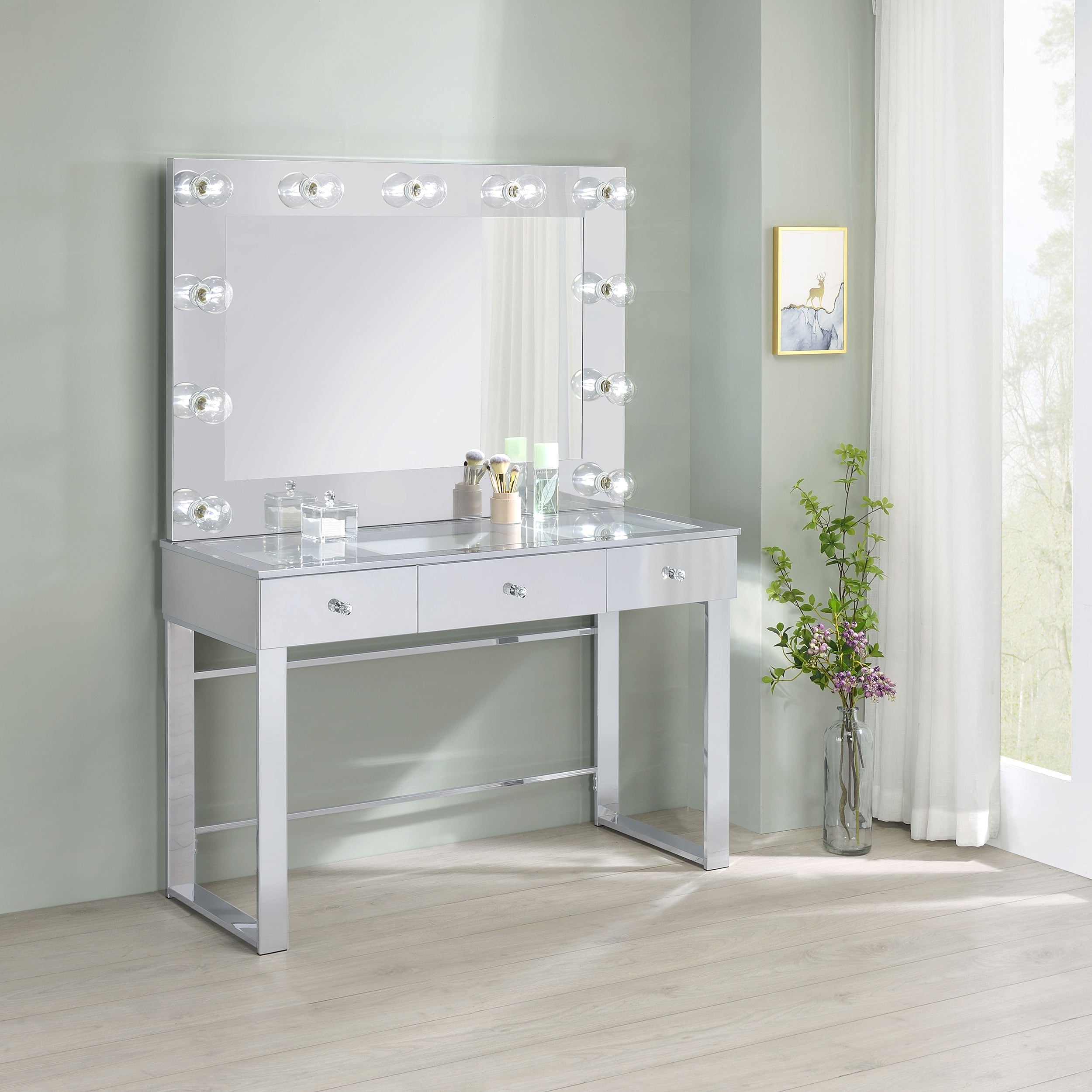 Umbridge 3-drawer Vanity Set w/ Lighting and