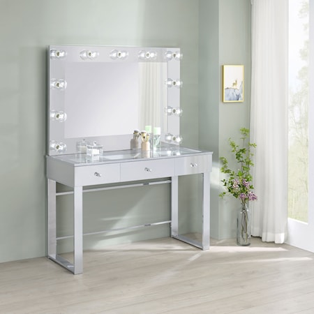 Umbridge 3-drawer Vanity Set w/ Lighting and