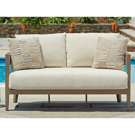 Outdoor Loveseat With Cushion