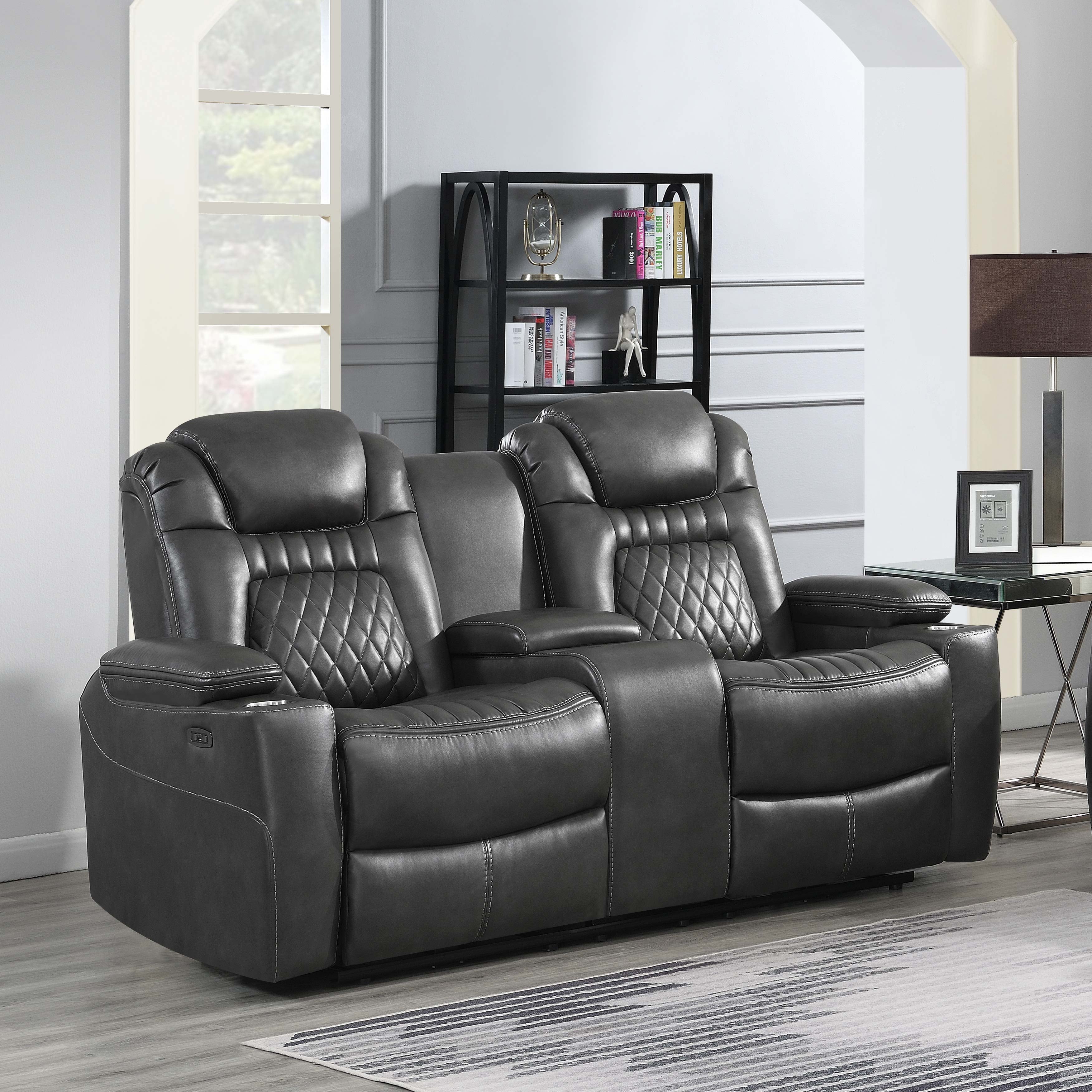Korbach Dual Power Loveseat
