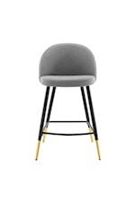 Modway Cordial Performance Velvet Bar Stools - Set of 2