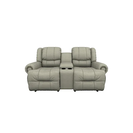 Rocking Reclining Console Loveseat with Cupholders