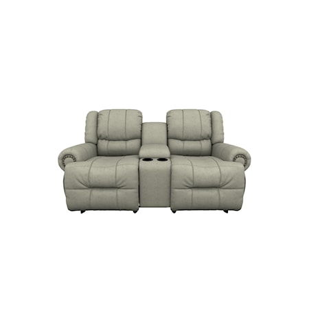 Rocking Reclining Console Loveseat