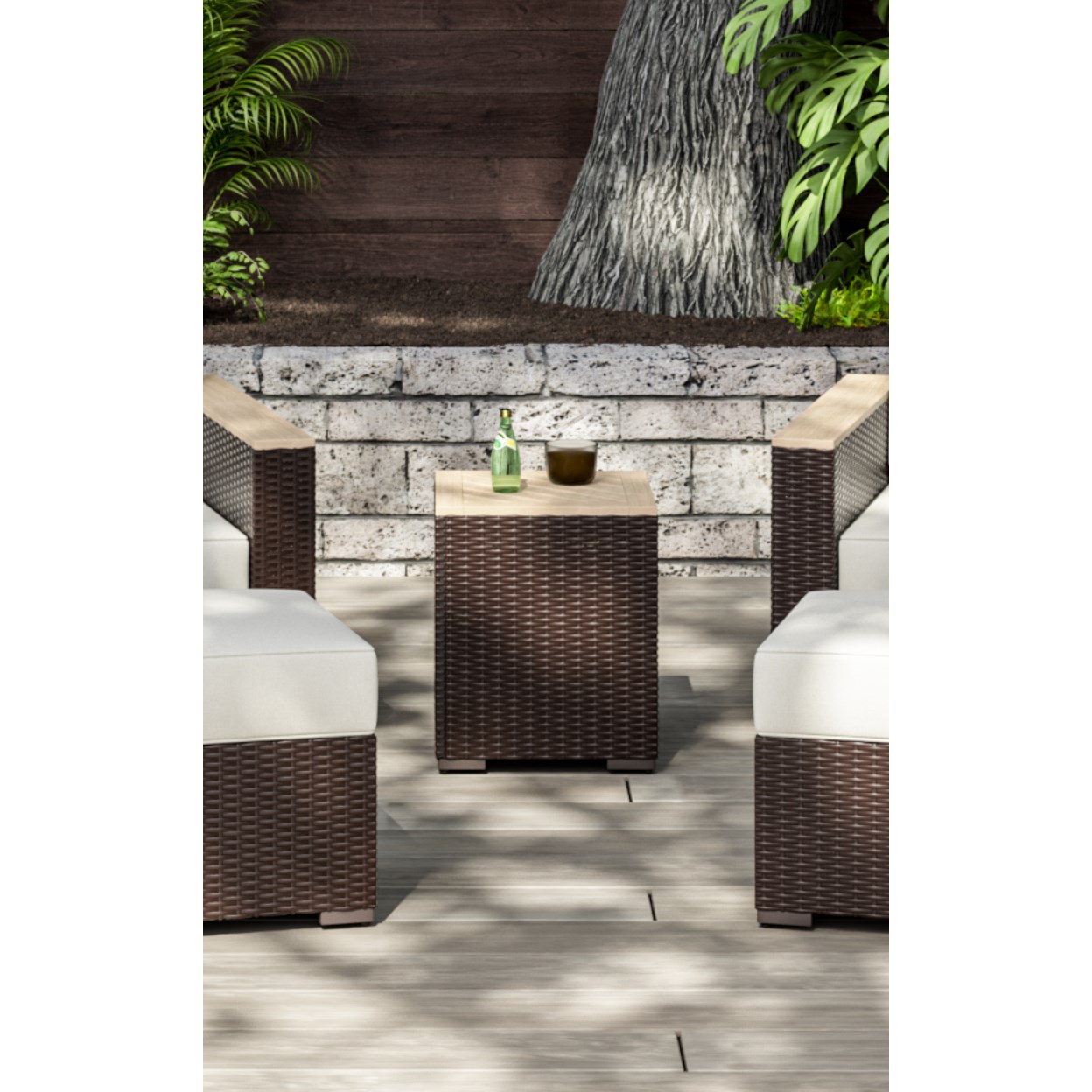 homestyles Palm Springs Outdoor Side Table