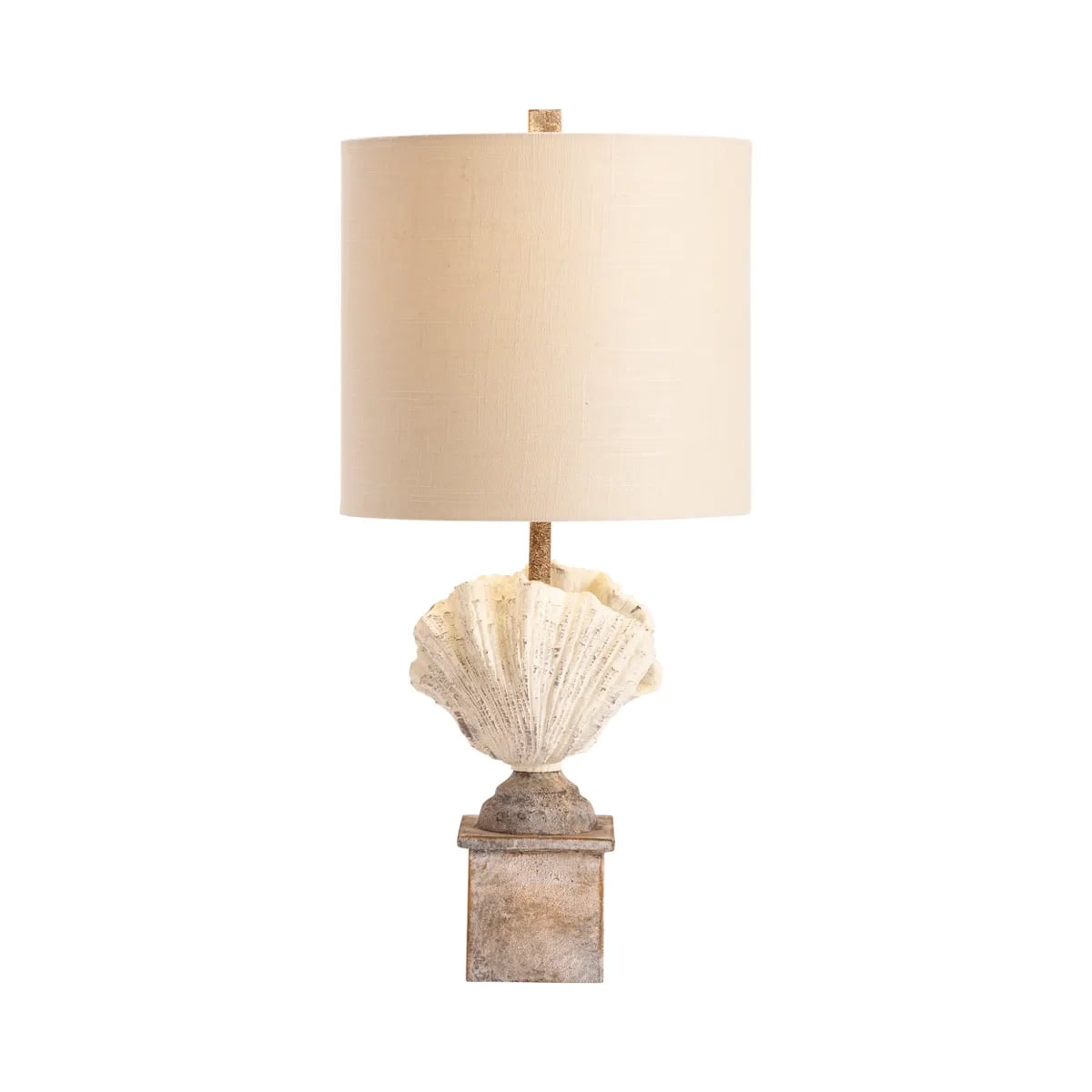 Coastal Shell Finial Table Lamp