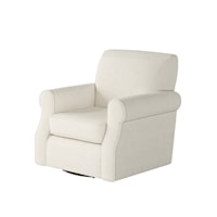 Swivel Chair with Rolled Arms