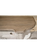 Riverside Furniture Southport Farmhouse Dining Bench with Turned Legs