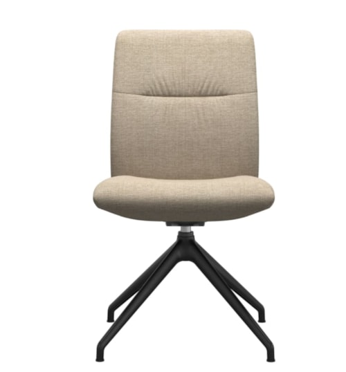 Contemporary Side Chair with Low Back and D350 Base
