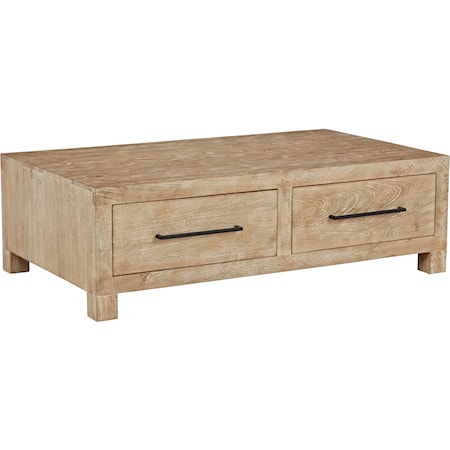 Coffee Table with 4 Soft-Close Drawers