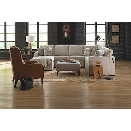 3-Piece Chaise Sectional Sofa