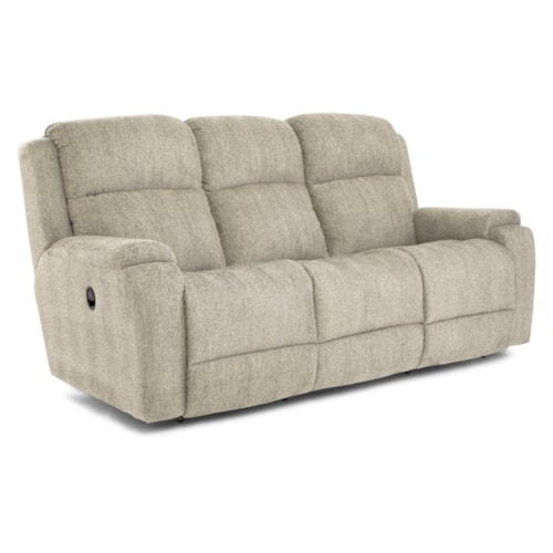Casual Reclining Sofa