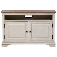 Farmhouse 46 Inch TV Console with 2 Doors