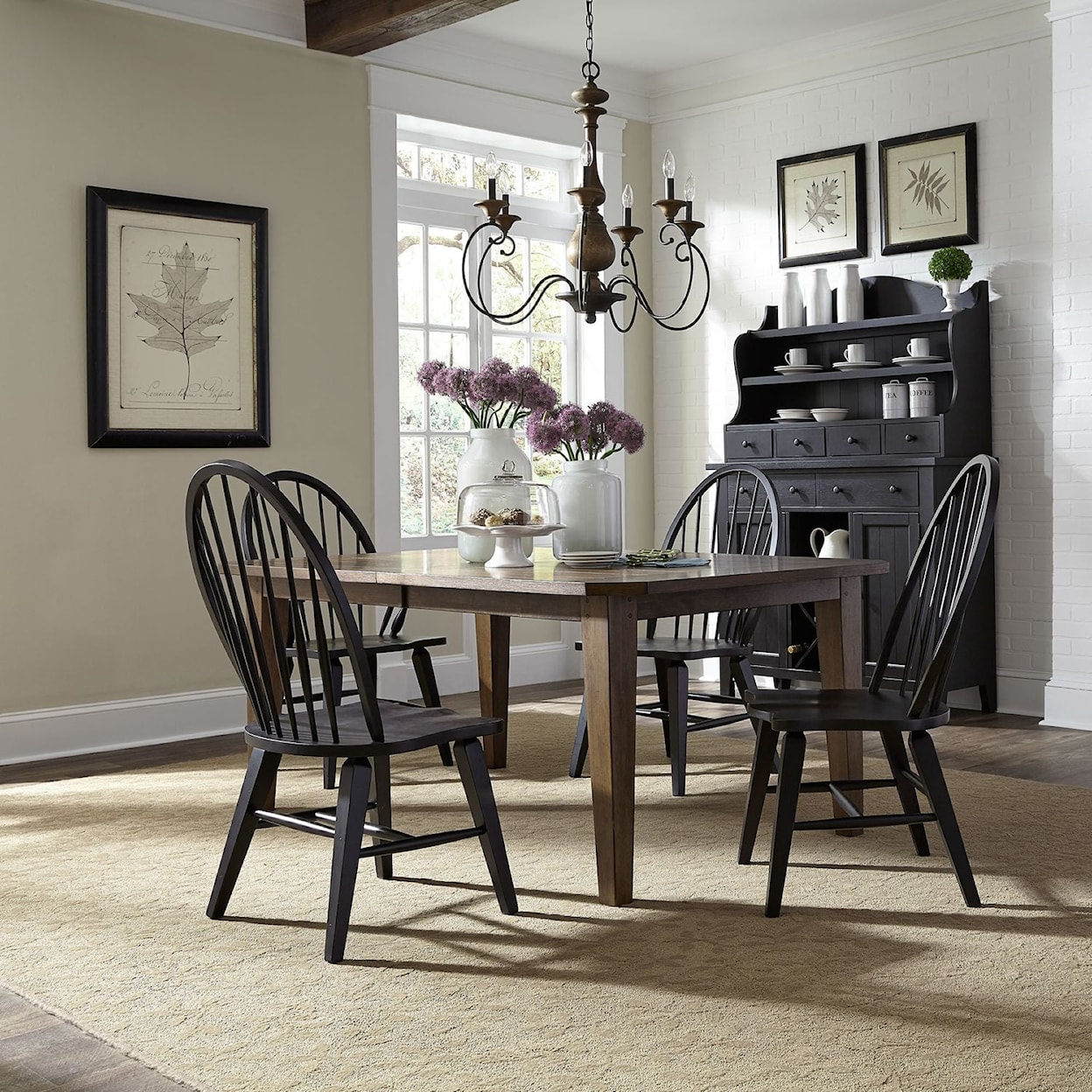 Liberty Furniture Hearthstone Ridge 5-Piece Dining Set