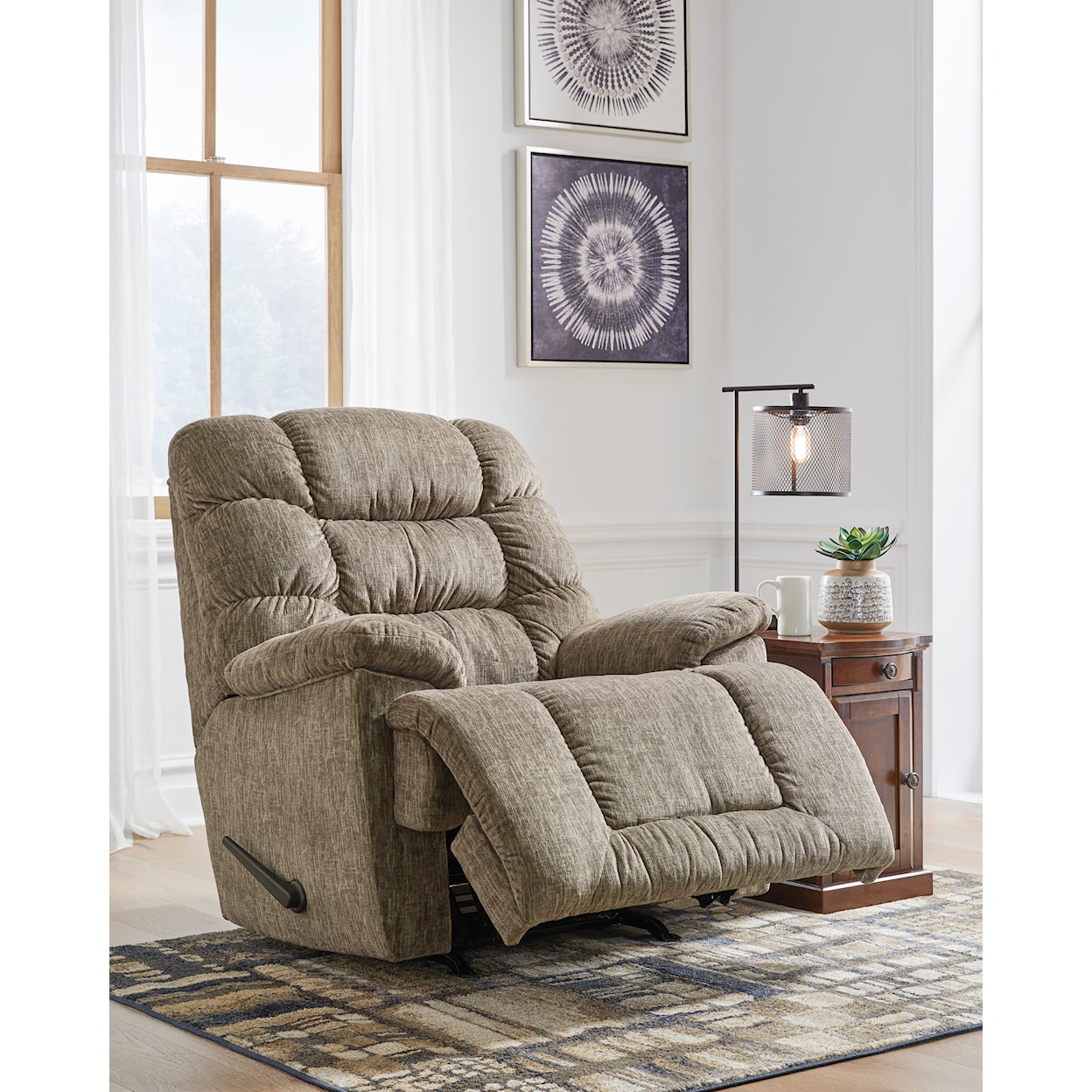 Signature Design by Ashley Bridgtrail Rocker Recliner