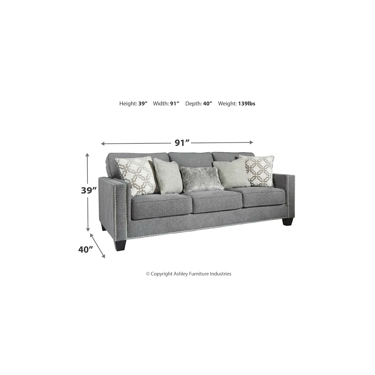 Signature Design by Ashley Barrali Sofa