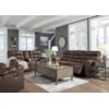 Ashley Signature Design Derwin Reclining Sofa with Drop Down Table