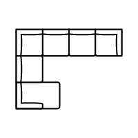 L-Shape Sectional w/Chaise
