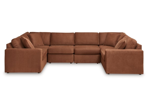 6-Piece Sectional And Ottoman