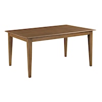 Traditional 60" Rectangular Dining Table