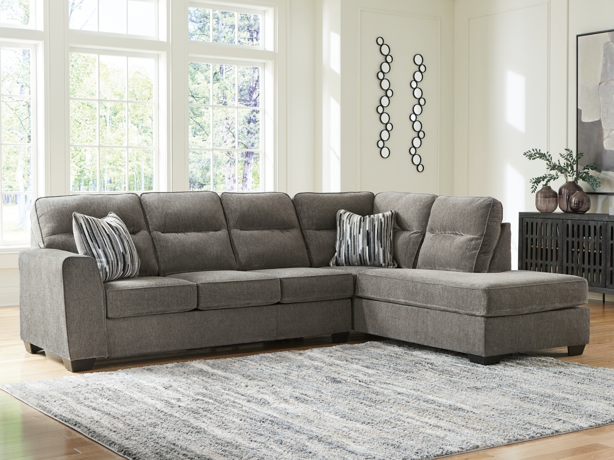 2-Piece Sectional With Chaise