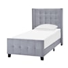 Accentrics Home Fashion Beds Twin Upholstered Bed