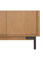 Flexsteel Casegoods Millwork Contemporary Entertainment Console with Outlets