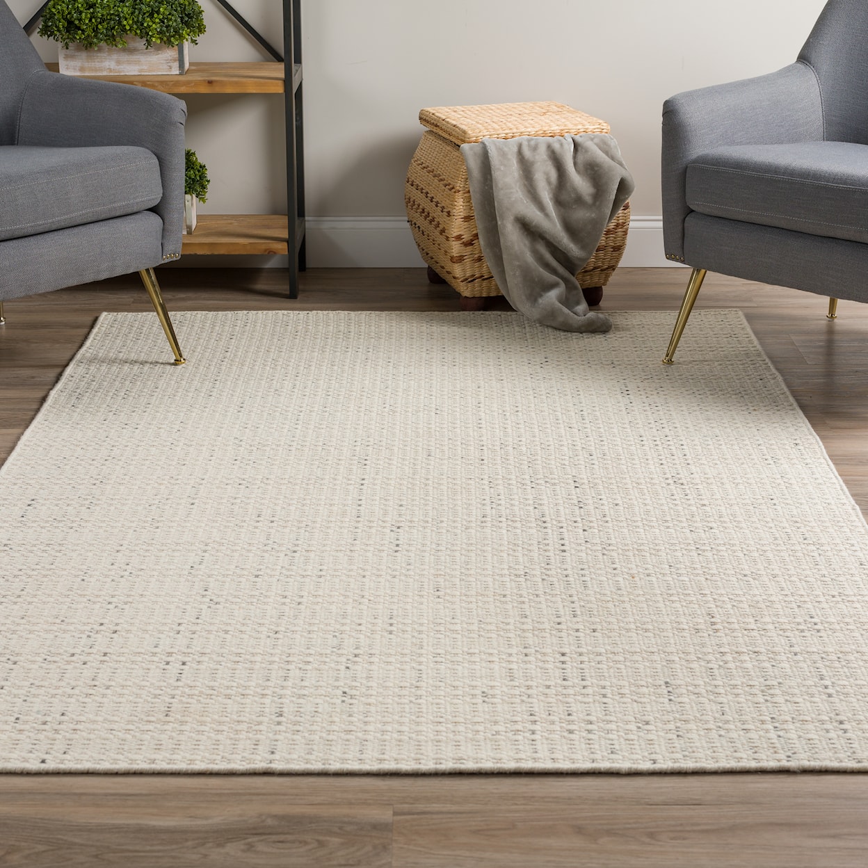 Dalyn Nepal Ivory 3'6" x 5'6" Rug