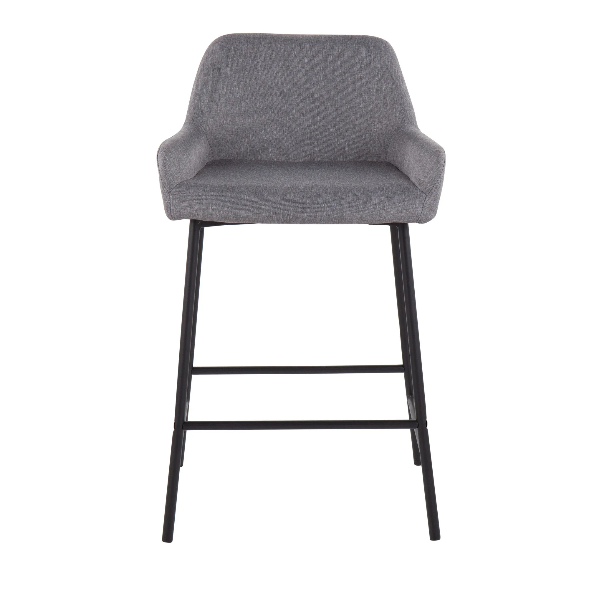 LumiSource Daniella B24DANIELLABKGY Counter Stool HomeWorld