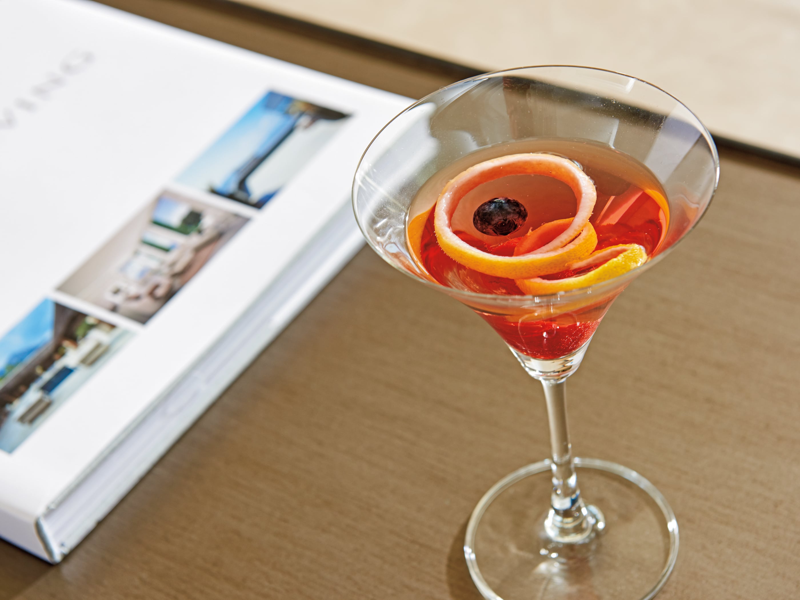 Savona Cocktail Ottoman With Slide