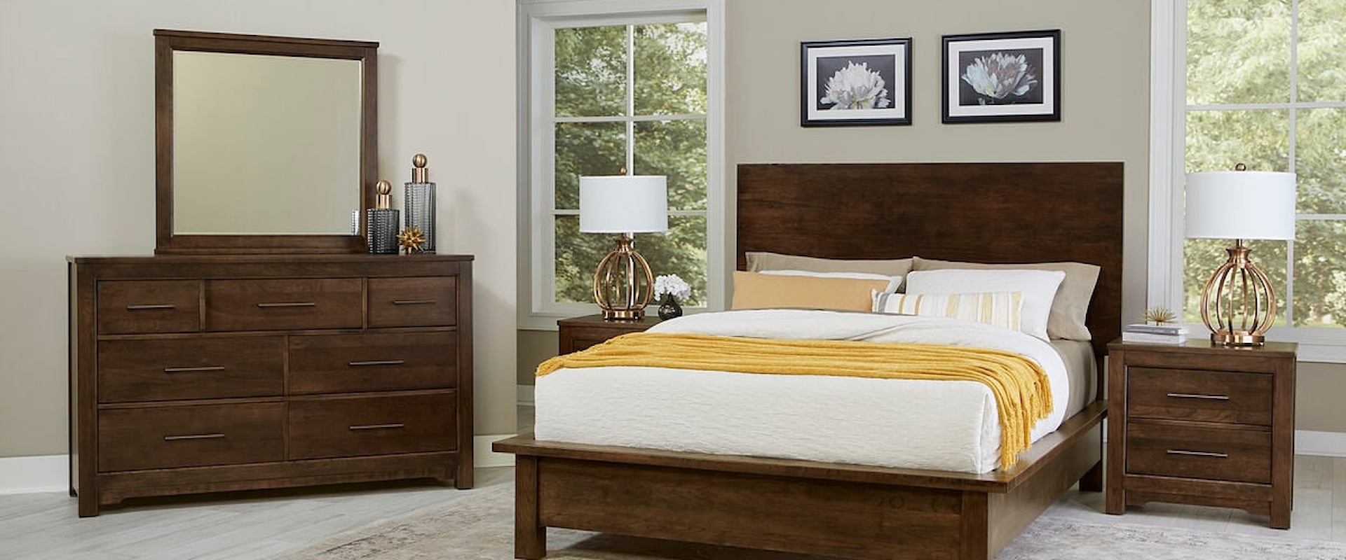 Transitional Queen Terrace Bedroom Set