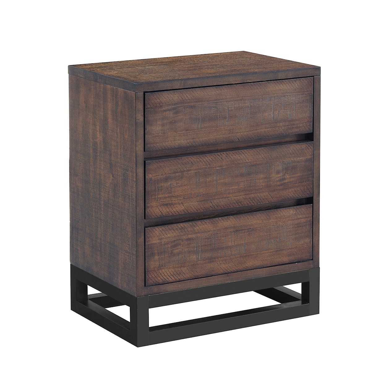 Accentrics Home Accents Modern Industrial Nightstand