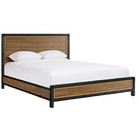 Industrial King Panel Bed