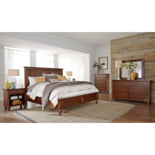 Transitional 5-Piece Queen Bedroom Set