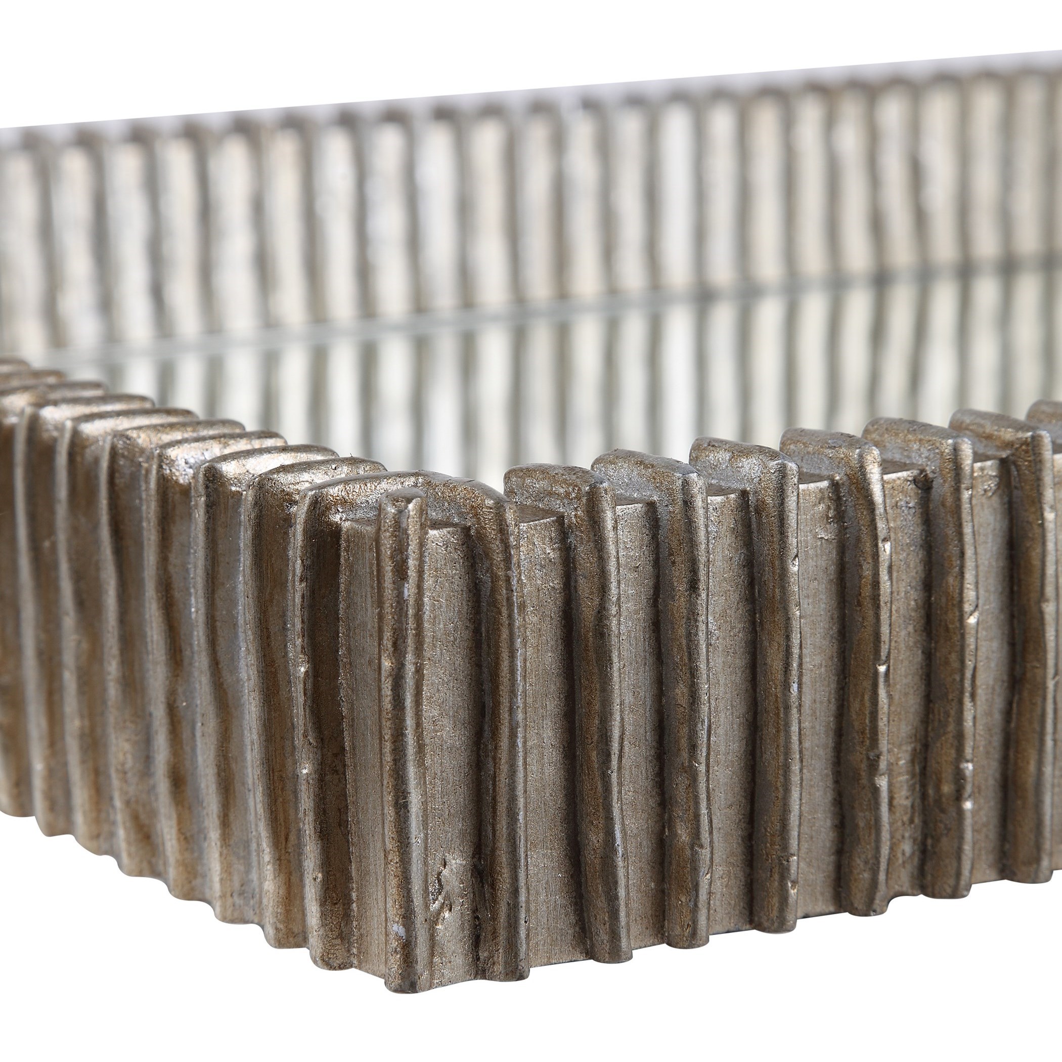 Uttermost Accessories Talmage Silver Mirrored Tray