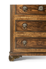 Cast Brass Hardware and Bracket Feet with Antique Finish