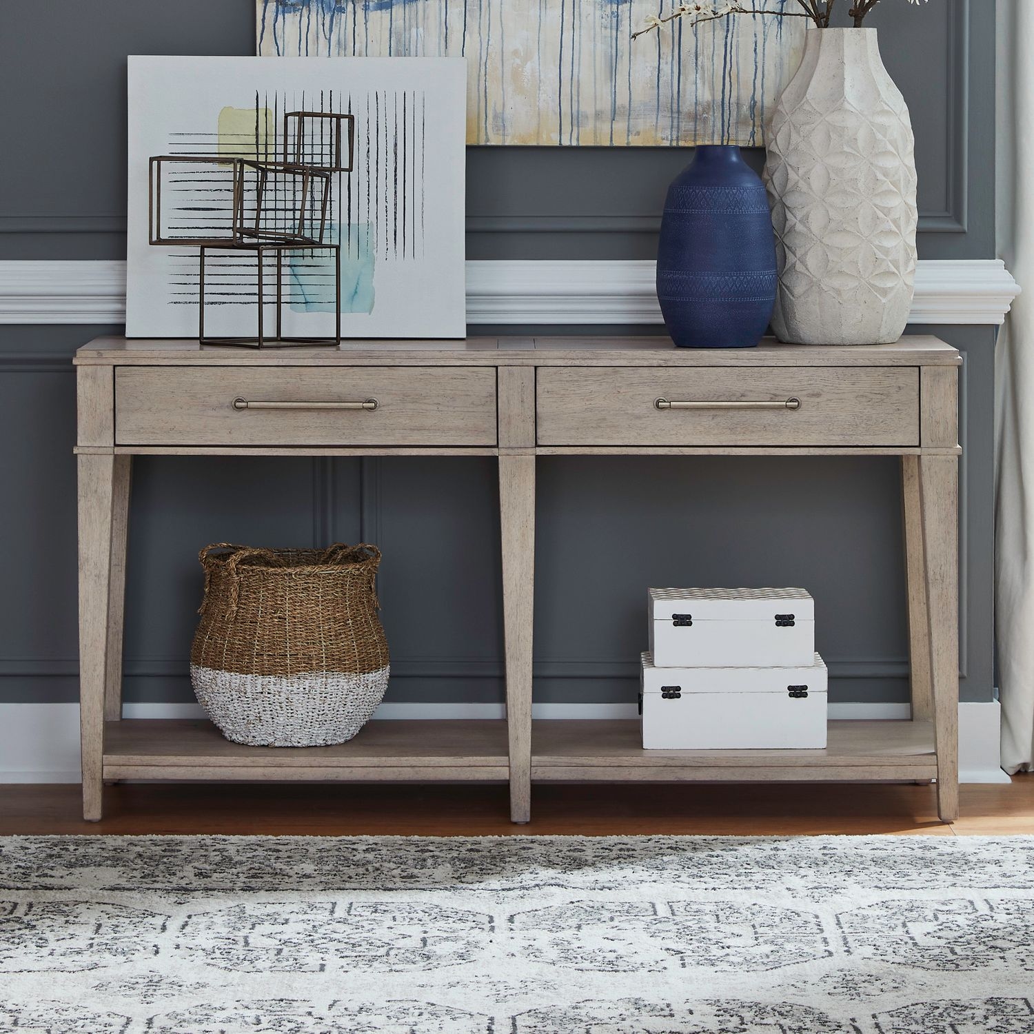 2-Drawer Sofa Table