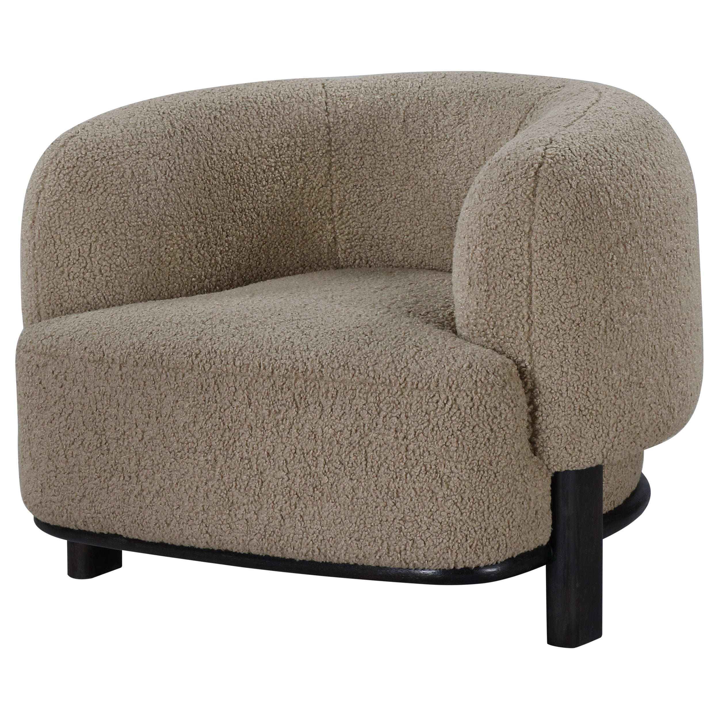 Lawler Barrel Back Accent Chair Mushroom