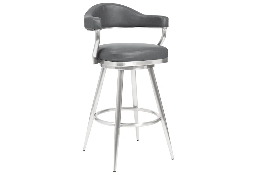 Justin 26" Counter Height Barstool by Armen Living at Darvin Furniture
