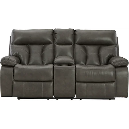 Reclining Loveseat with Console