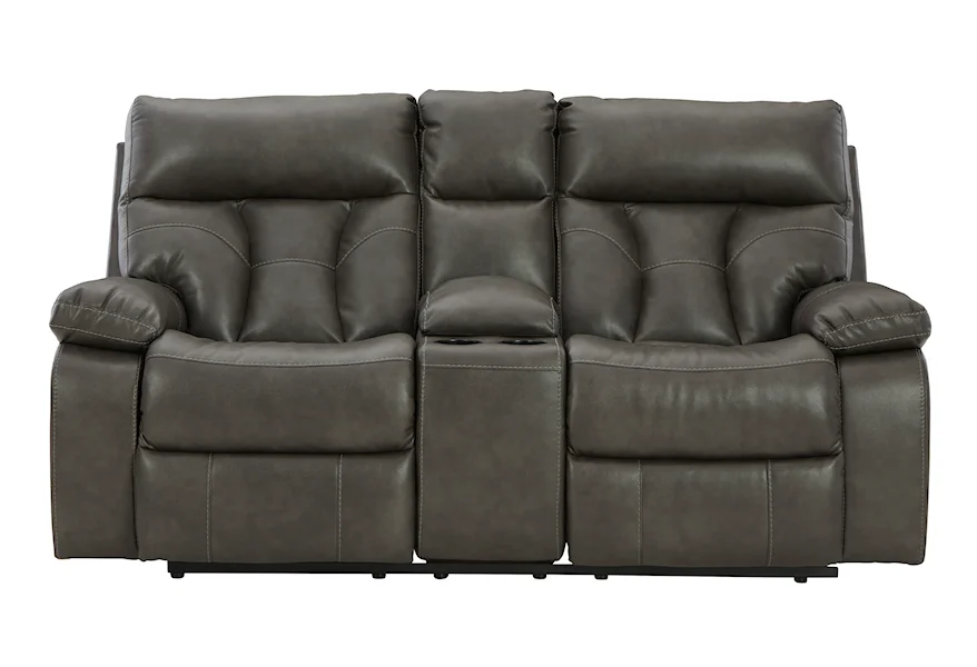 Willamen Reclining Loveseat with Console by Signature Design by Ashley Furniture at Sam's Appliance & Furniture
