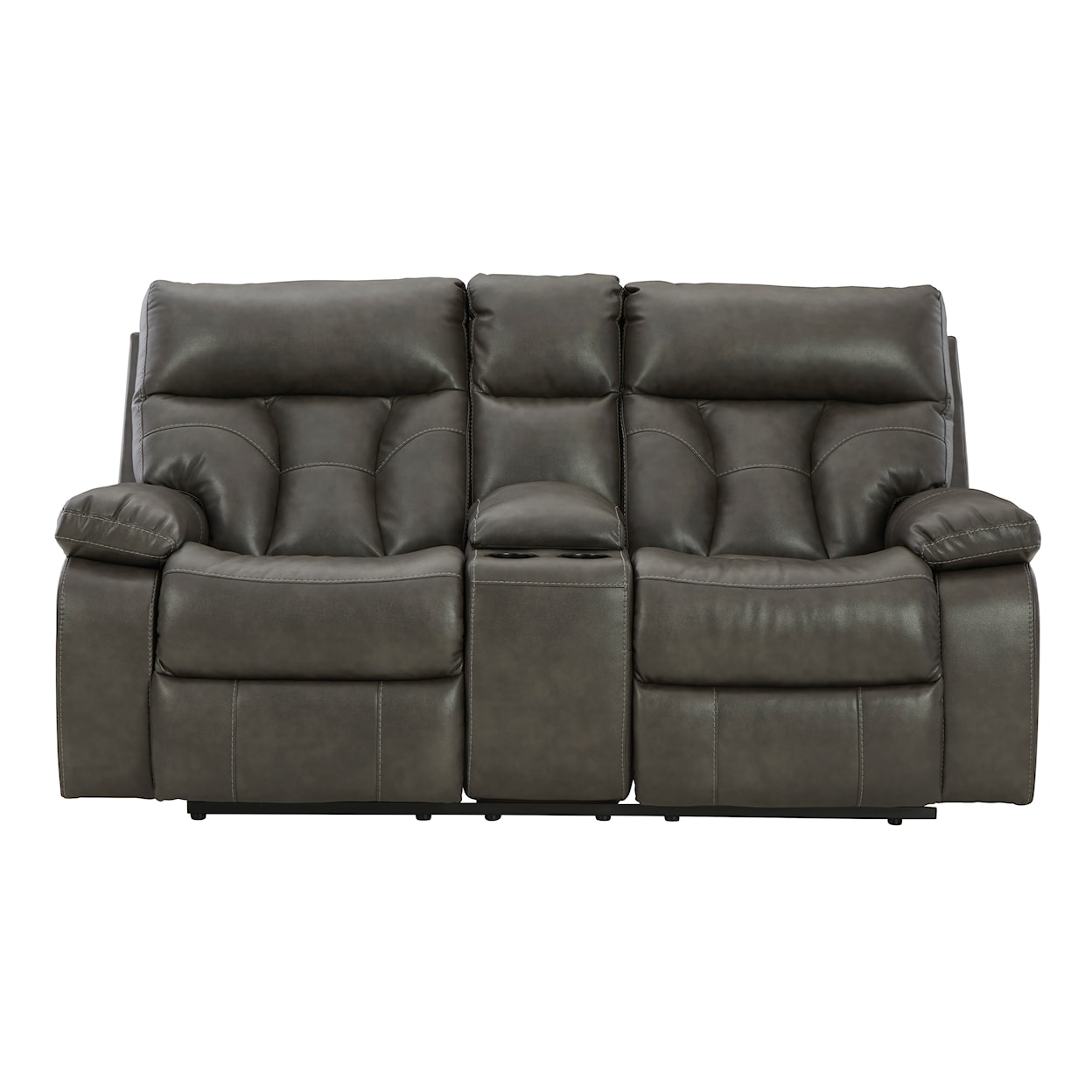 Signature Design by Ashley Furniture Willamen Reclining Loveseat with Console