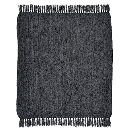 Tamish Black Throw